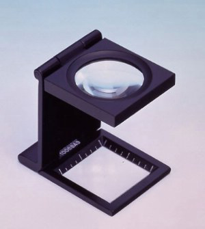 布14mmの基盤を点検するための便利な折るタイプ拡大鏡