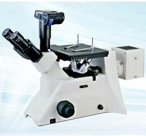 中国 Trinocularの頭部はデジタル カメラ インターフェイスが付いている金属顕微鏡を逆にしました 工場